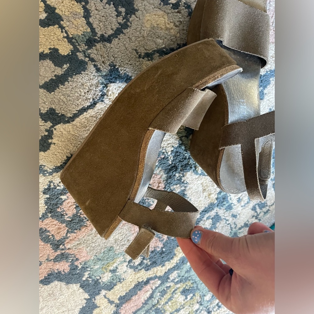 Pedro Garcia suede platform wedges size 40 (9)